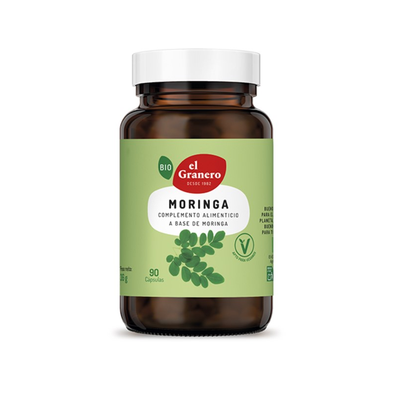 Moringa bio 90 capsulas 400mg el granero