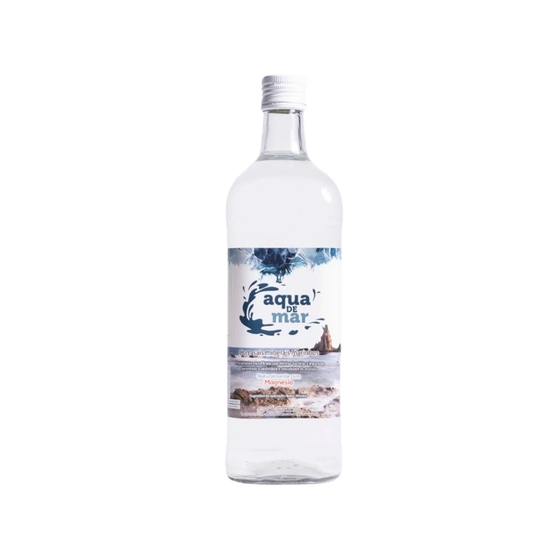 Agua de mar hipertonica vizmaraqua vidrio 1 l