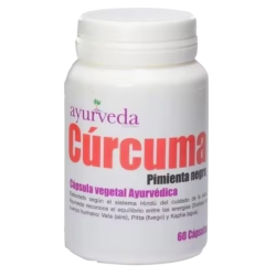 Curcuma + pimienta negra ayurveda 60 cap