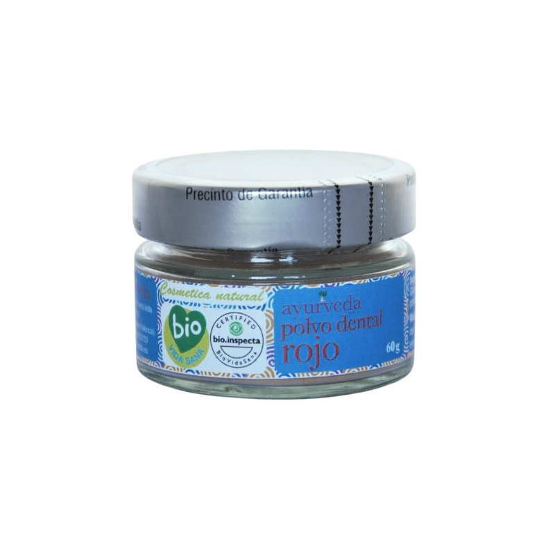 Dentifrico ayurvedico polvo rojo bio ayurveda 60 g