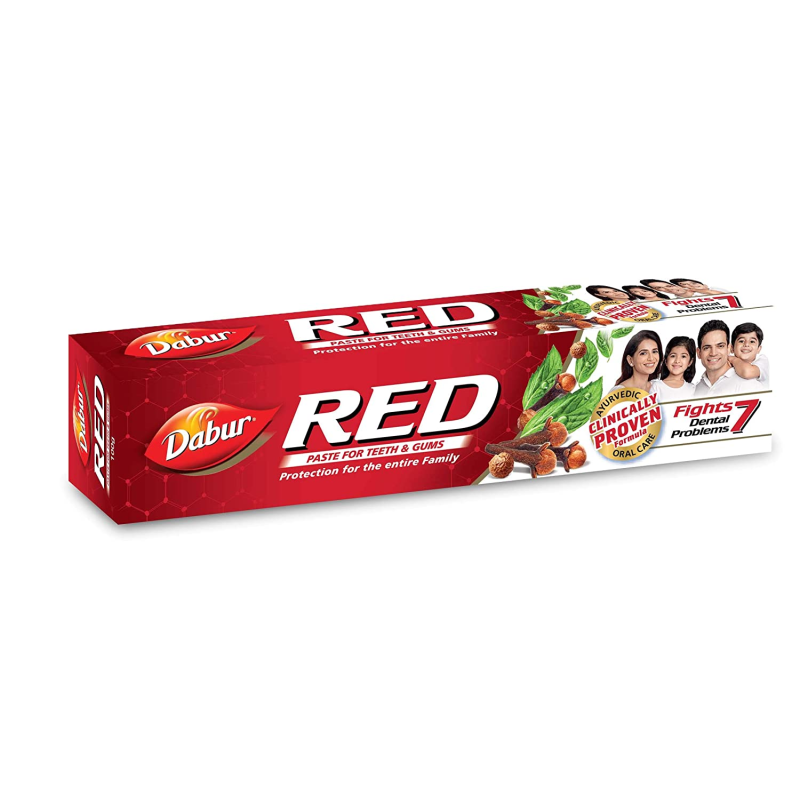 Dentifrico ayurvedico rojo red dabur 200 g