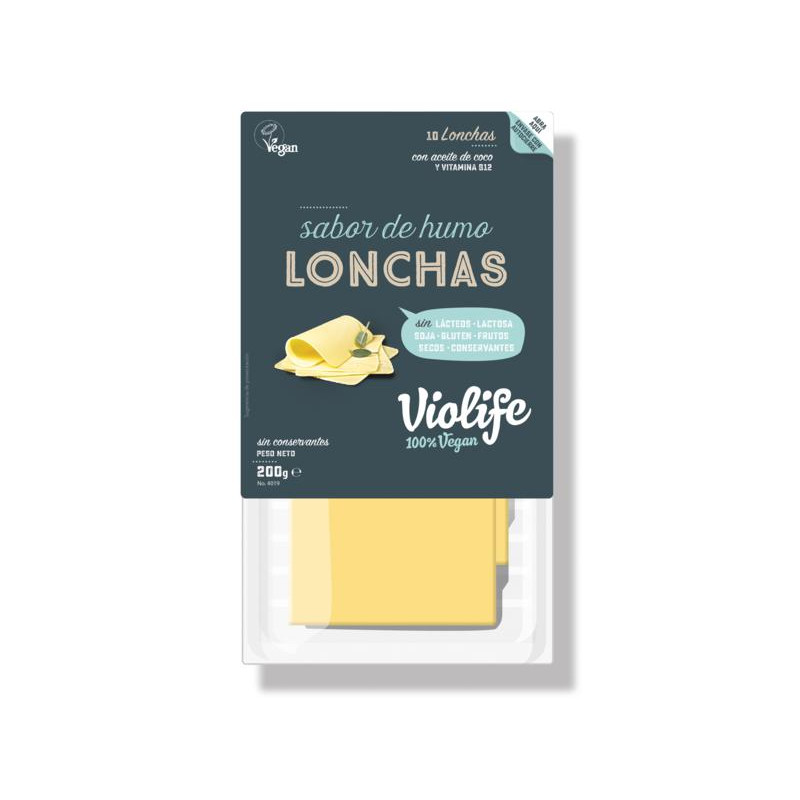 Lonchas veganas sabor queso ahumado 200g granero