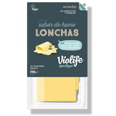Lonchas veganas sabor queso ahumado 200g granero