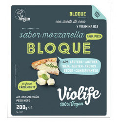 Bloque vegano para pizza mozar