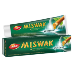 Dentifrico ayurvedico miswak blanqueante dabur