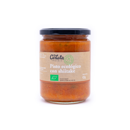 Pisto ecologico con shiitake 425g carlota organic