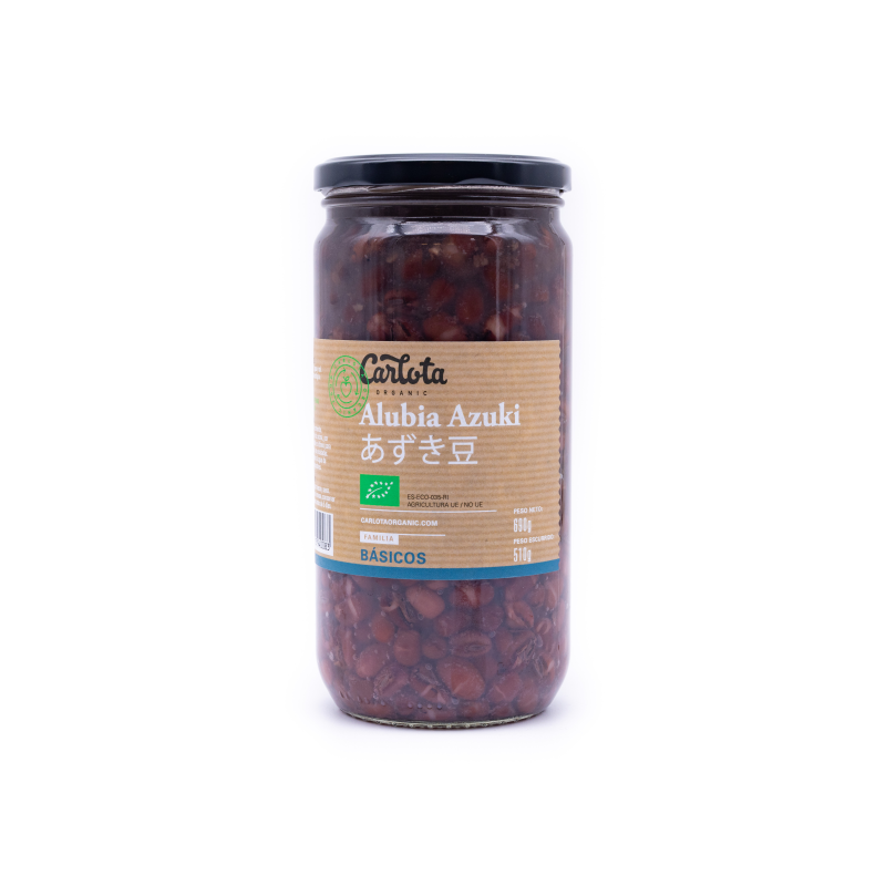 Azuki alubia japonesa 720g carlota organic