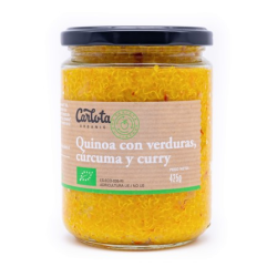 Quinoa con verduras curcuma y curry 425g carlota