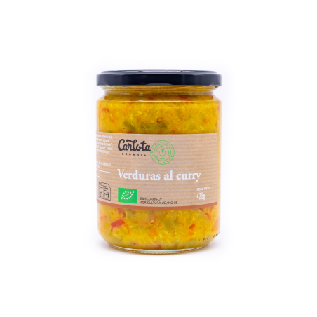 Verduras al curry 425g carlota organic
