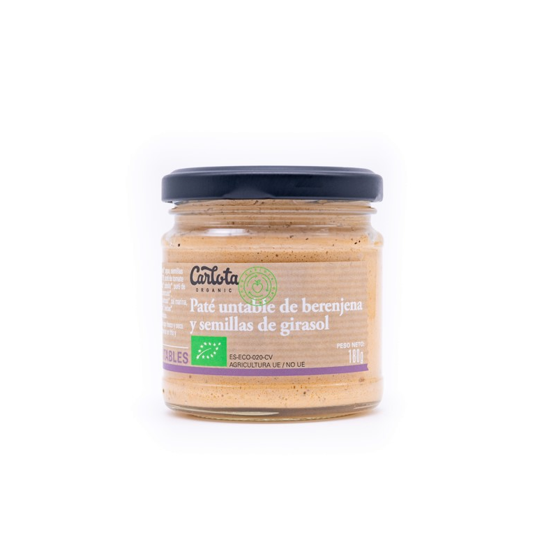 Pate de berenjena semillas girasol carlota