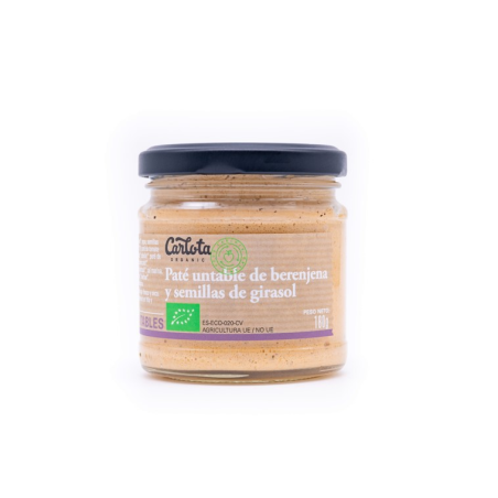 Pate de berenjena semillas girasol carlota