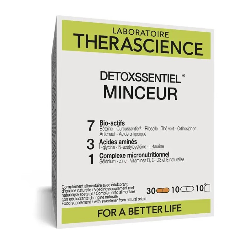 Detoxssentiel minceur therascience 10 sb + 30 cp +