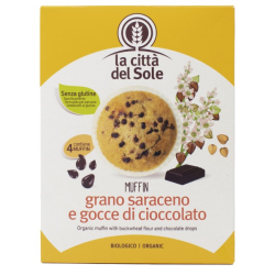 Magdalenas trigo sarraceno chips choco 4x45 g