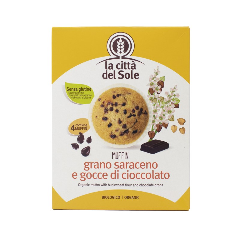 Magdalenas trigo sarraceno chips choco 4x45 g