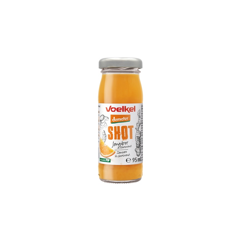 Shot jengibre curcuma demeter voelkel 95 ml