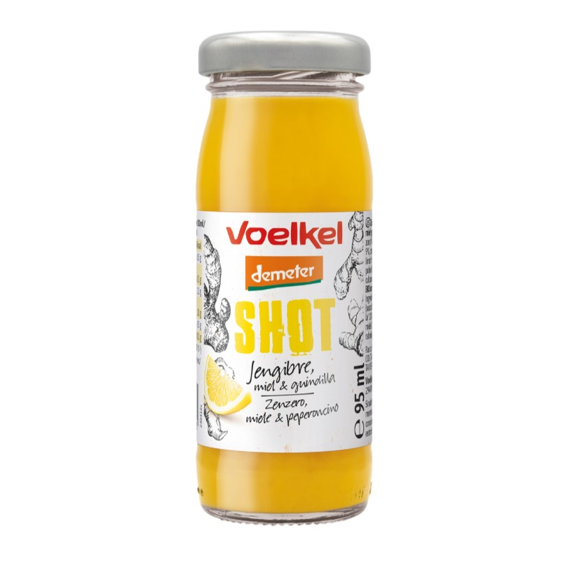 Shot jengibre limon y miel voelkel 95 ml