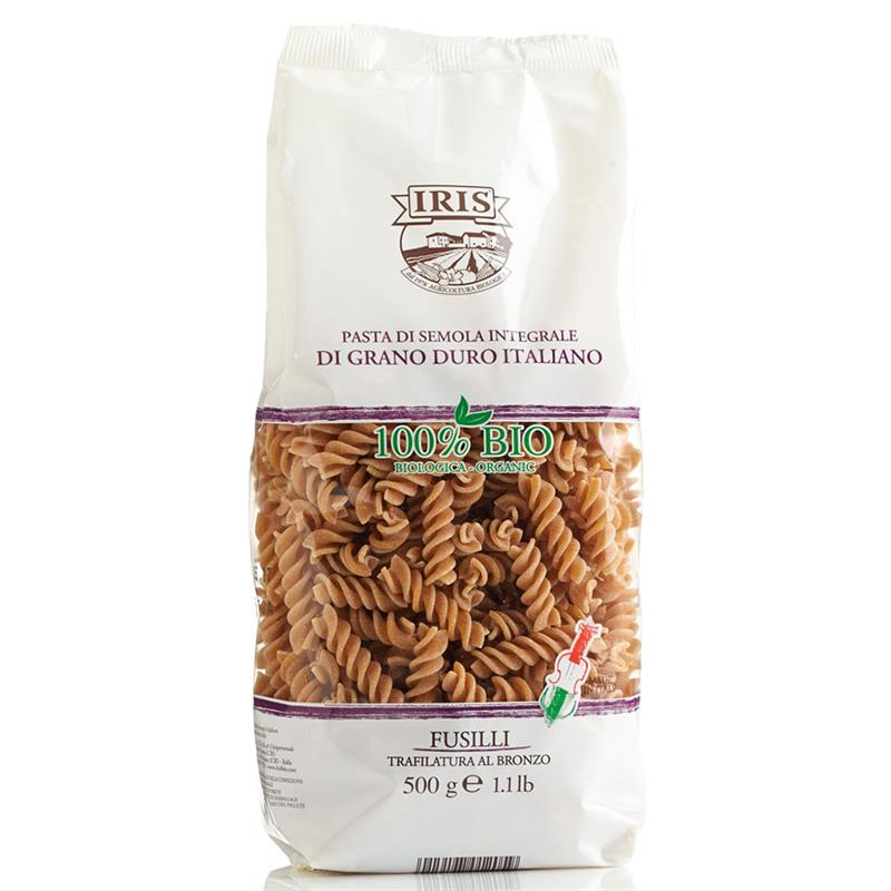 Fusilli trigo integral iris bio 500 g
