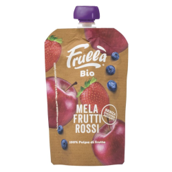 Pure de manzana arandanos y fresa doypack frulla