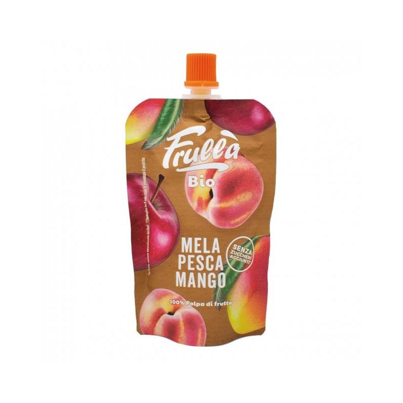 Pure de manzana melocoton y mango frulla doypack