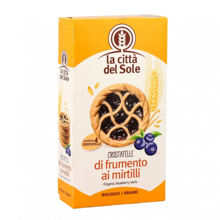 Tartaleta arandanos la citta del sole 4x36 g bio