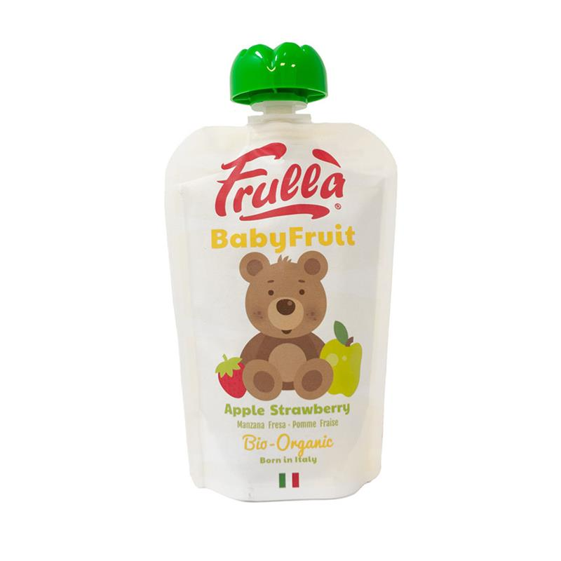 Pure manzana fresa baby fruit frulla doypack