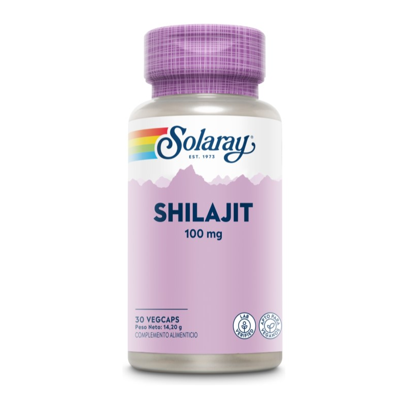 Shilajit solaray 100 mg 30 vegcaps