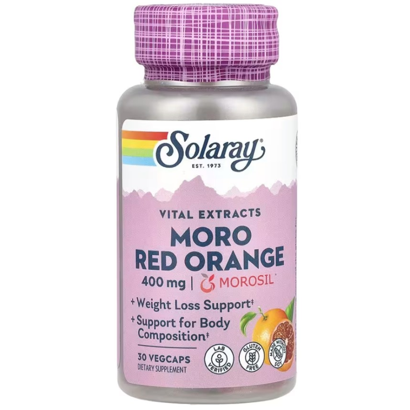 Moro red orange solaray 30 vegcaps