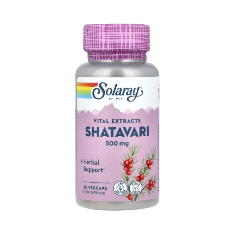 Shatavari solaray 500 mg 60 vegcaps