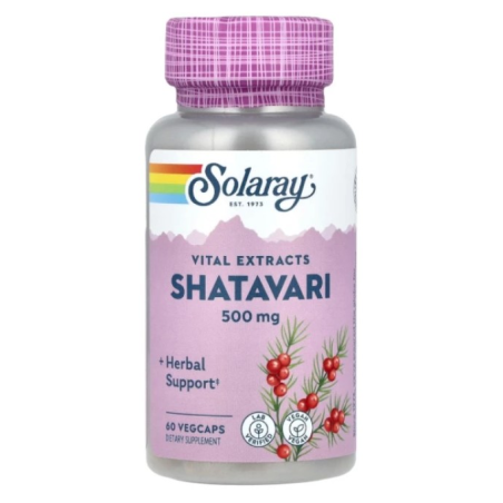 Shatavari solaray 500 mg 60 vegcaps