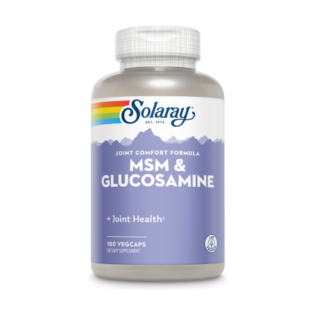 Big msm y glucosamina solaray 180 vegcaps