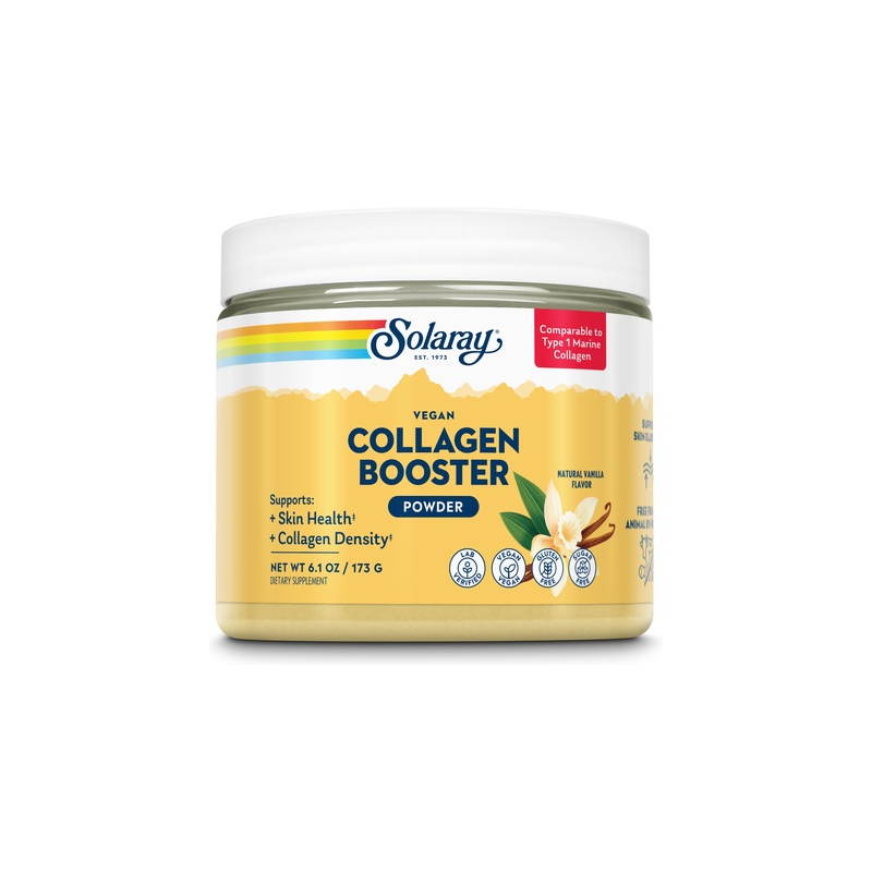 Collagen booster solaray polvo sabor vainilla 173g