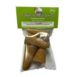Conos palo santo 4 unidades 25g el oro de los ande