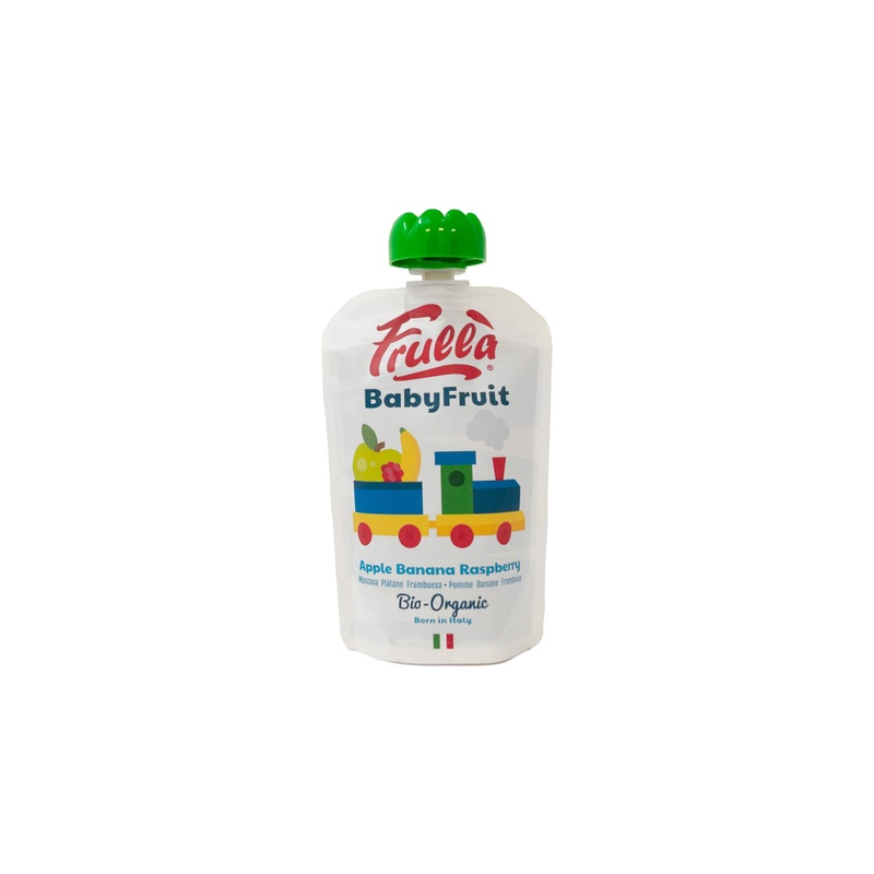 Pure manzana platano frambuesa baby fruit frulla