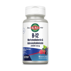 B12 methyl adenosylcobalamina kal 2000 mcg 60 tb
