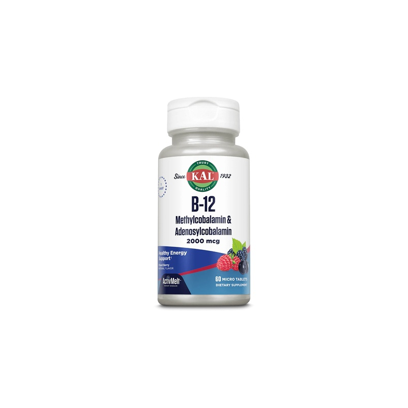 B12 methyl adenosylcobalamina kal 2000 mcg 60 tb