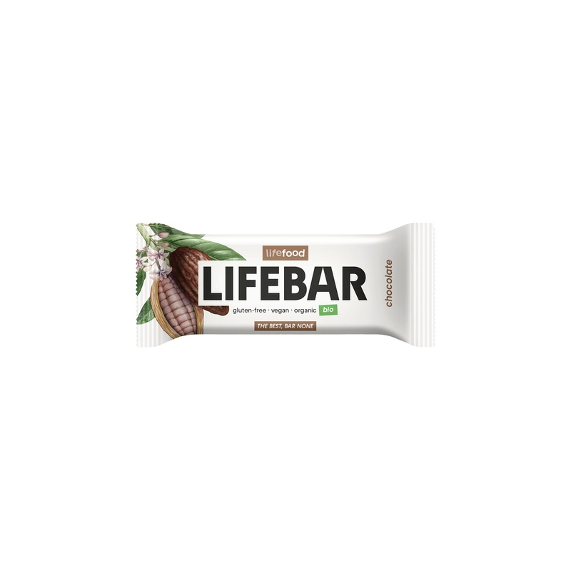 Barrita proteina chocolate lifebar 40 g