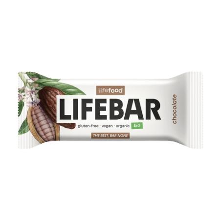 Barrita proteina chocolate lifebar 40 g