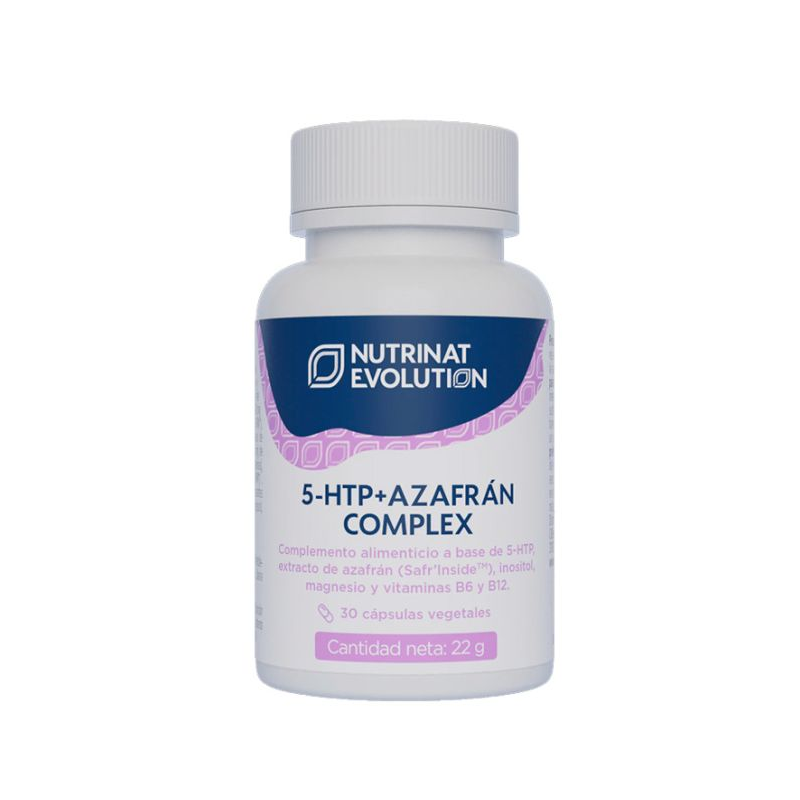 5-htp + azafran complex nutrinat evolution 30 cap