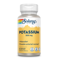 Potasio citrato solaray 500 mg 60 cap