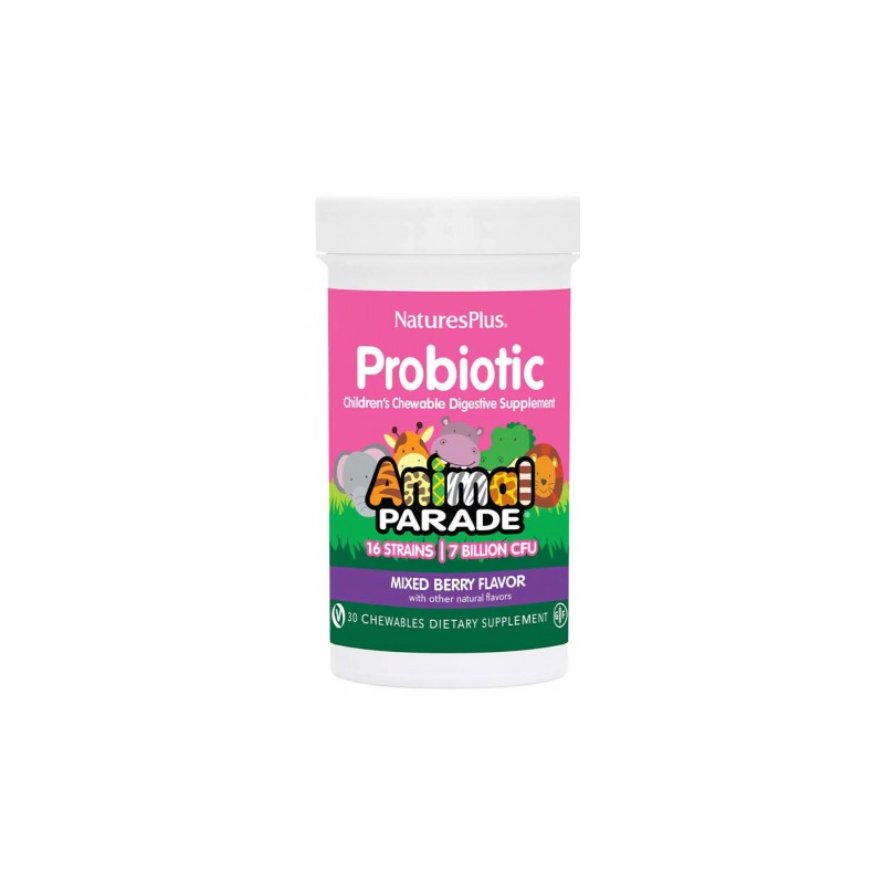 Probiotic animal parade natures plus 30 chewables