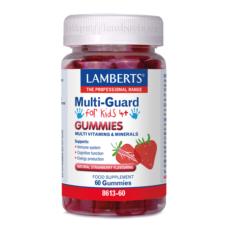 Multi-guard for kids lamberts 60 gummies fresa