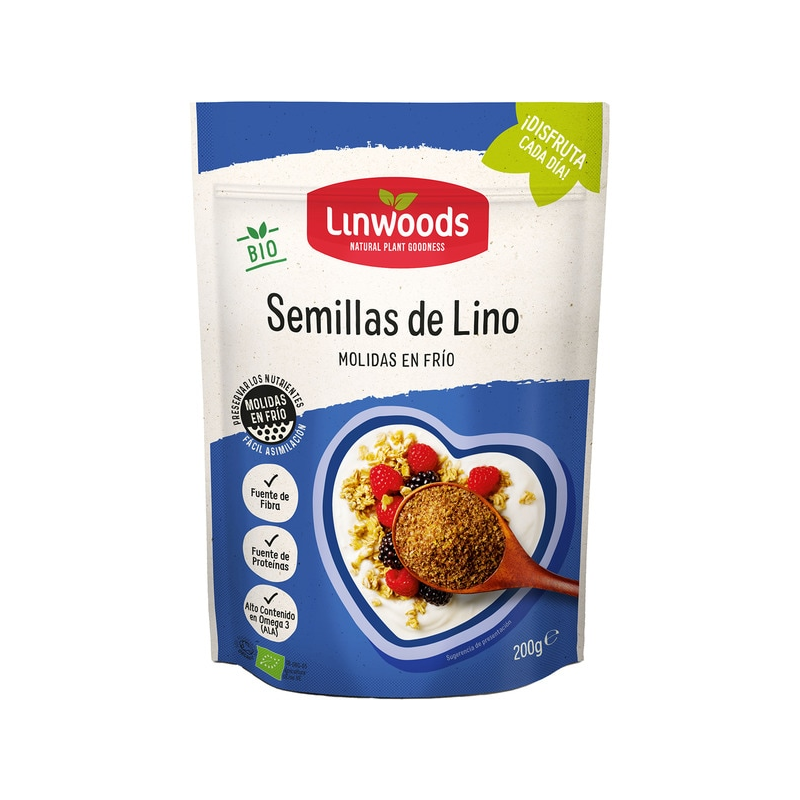 Linwoods semillas lino molidas bio  200g