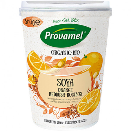 Yogur soja naranja-rooibos 500gr bio santiveri