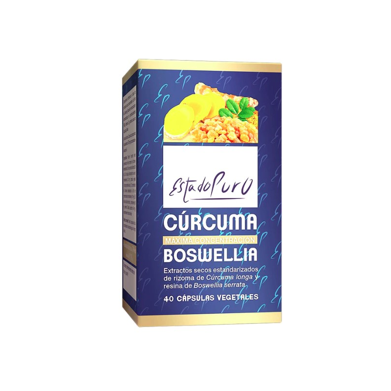 Curcuma con boswellia estado puro tongil 40 cap