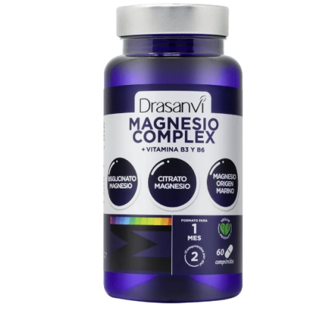 Magnesio complex + vitamina b3 y b6 drasanvi 60 c