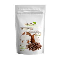 Chocodrops con crema de coco salud viva