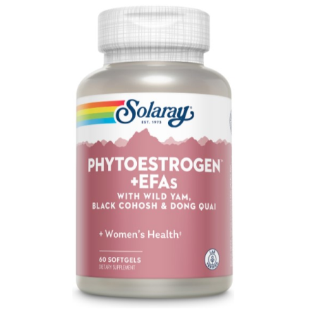 Phytoestrogen +efas solaray 60 perlas