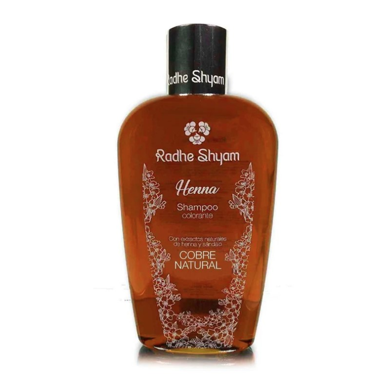 Champu colorante henna cobre natural radhe shyam