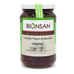 Aceitunas negras deshuesadas kalamata bionsan