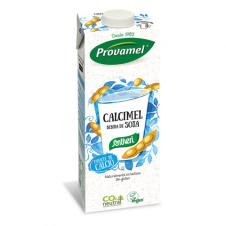 Bebida soja con calcio 1l calcimel s/g s/lactosa